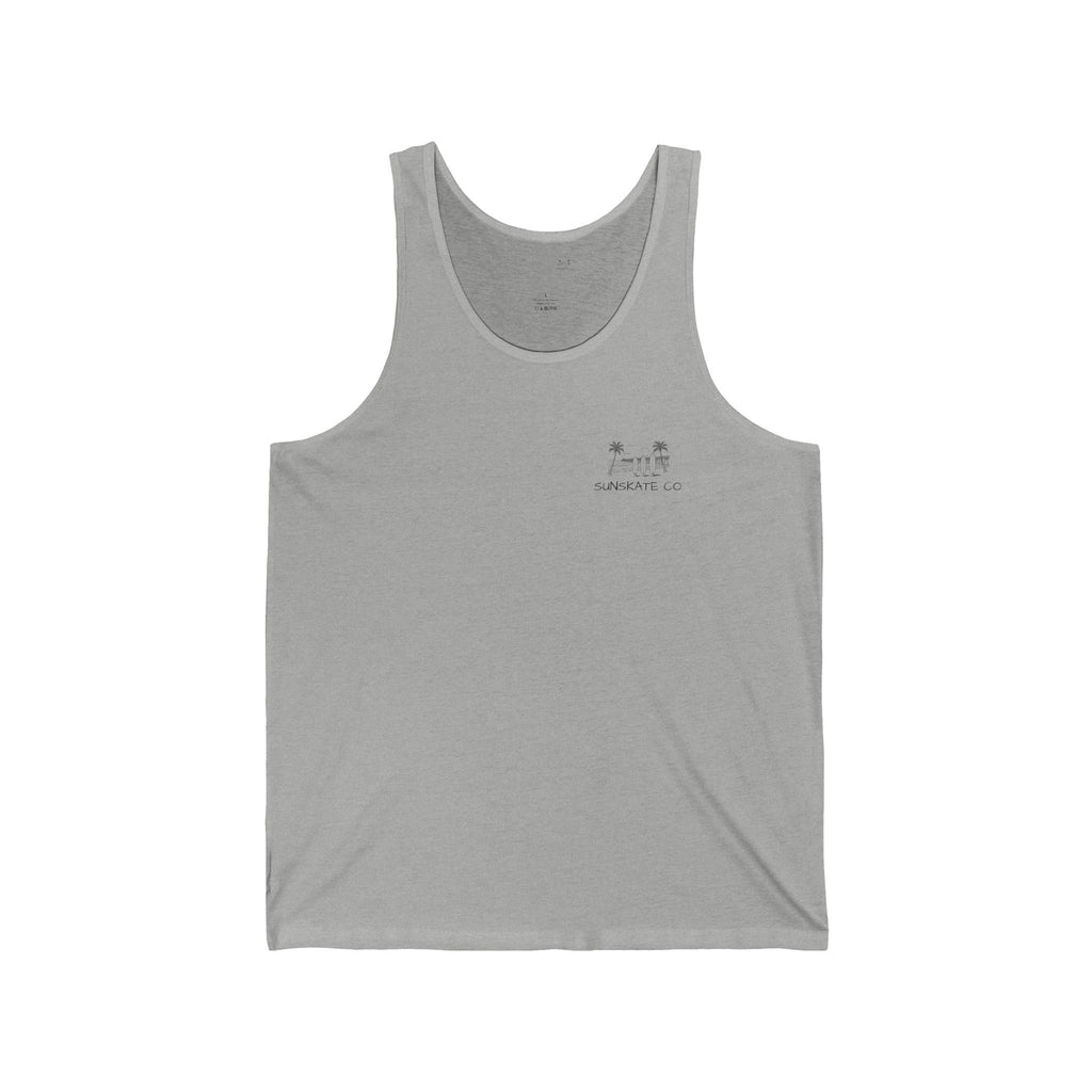 Surf Vibes Unisex Jersey Tank Top, Beachwear, Summer, Travel, Relaxation, Surfing Enthusiasts, Gift for Him/Her