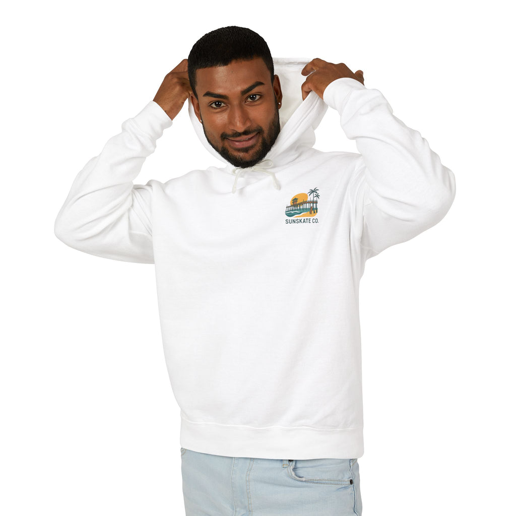 Unisex Lightweight Beach Vibes Hoodie, Perfect for Summer Days, Casual Wear, Beach Lovers Apparel, Vacation Tops, Gift for Him/Her
