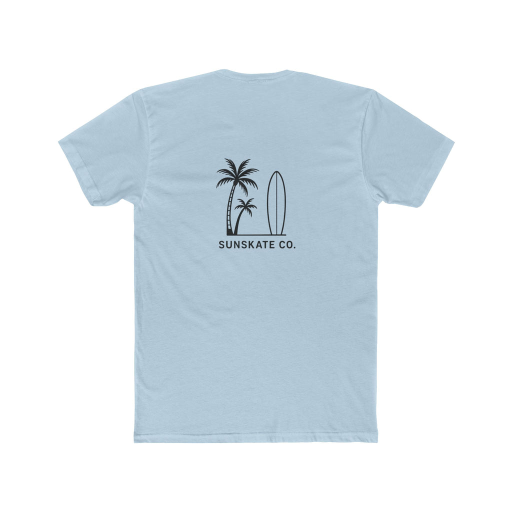 Surf-Inspired Unisex Cotton Crew Tee, Casual Beachwear, Summer Vibes, Gift for Surfers, Relaxed Style, Vacation Essentials