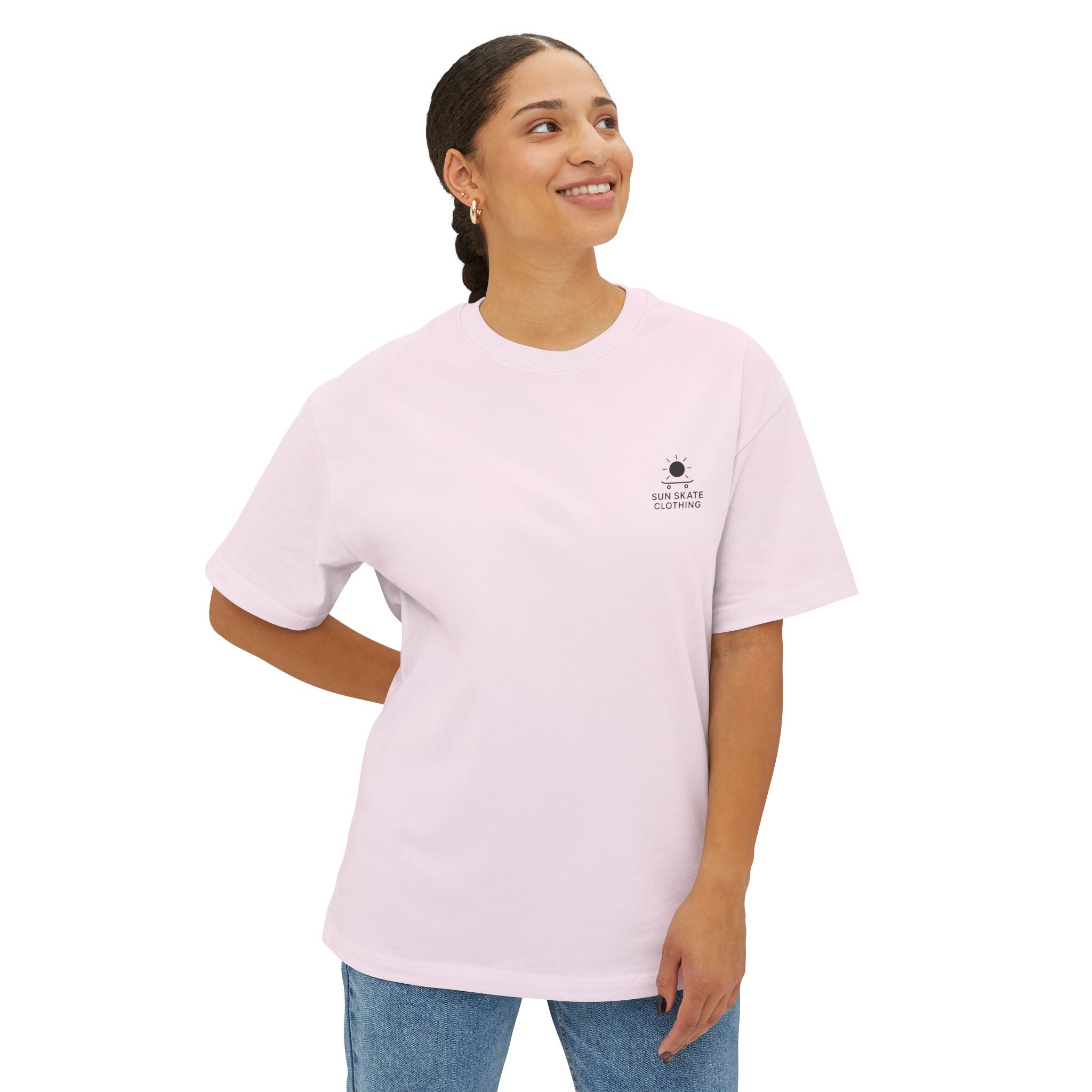 Unisex Oversized Boxy Tee - Casual Summer Skate Style, Streetwear, Comfortable Everyday Wear, Graphic Tee