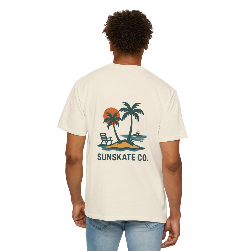 Tropical Graphic T-Shirt, Beach Vibes Tee, Unisex Summer Shirt, Casual Wear for Vacations, Gift for Beach Lovers