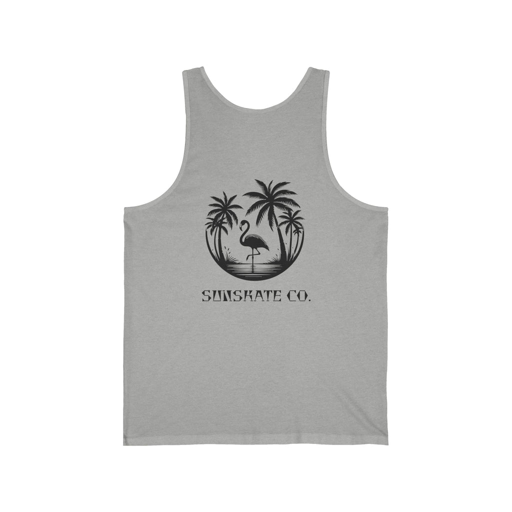 Unisex Jersey Tank - Tropical Vibes, Summer Essentials, Beachwear, Casual Attire, Gift for Him/Her
