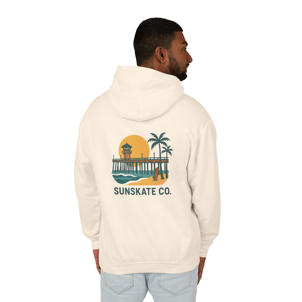 Unisex Lightweight Beach Vibes Hoodie, Perfect for Summer Days, Casual Wear, Beach Lovers Apparel, Vacation Tops, Gift for Him/Her