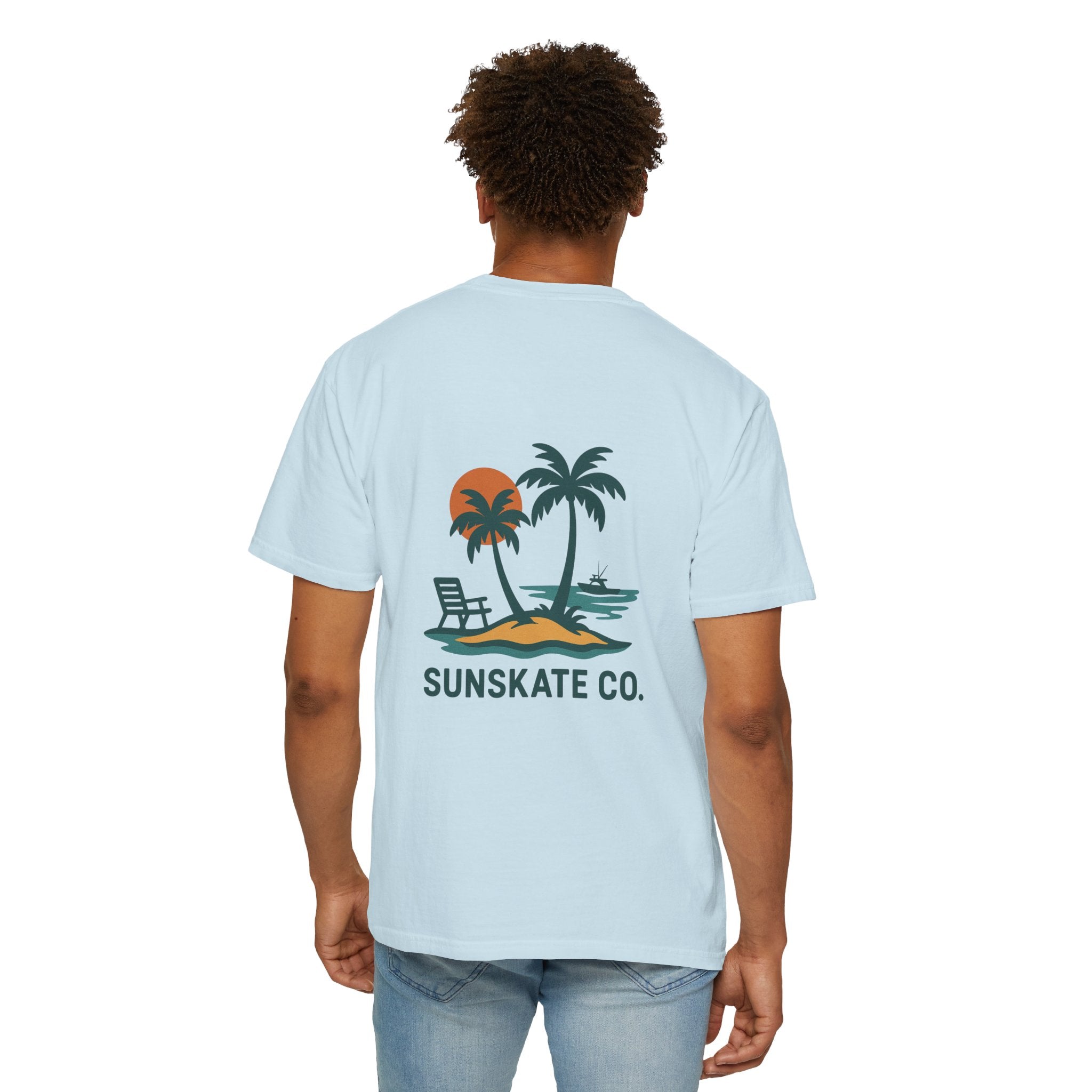 Tropical Graphic T-Shirt, Beach Vibes Tee, Unisex Summer Shirt, Casual Wear for Vacations, Gift for Beach Lovers