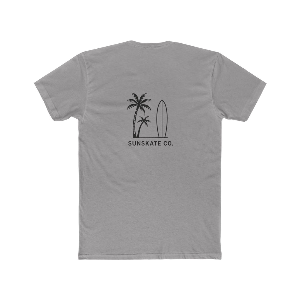 Surf-Inspired Unisex Cotton Crew Tee, Casual Beachwear, Summer Vibes, Gift for Surfers, Relaxed Style, Vacation Essentials