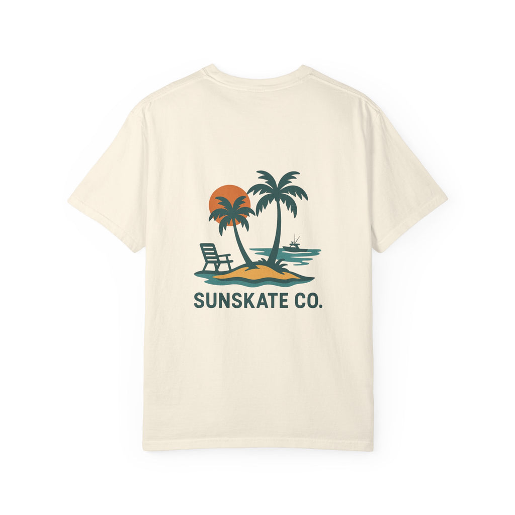 Tropical Graphic T-Shirt, Beach Vibes Tee, Unisex Summer Shirt, Casual Wear for Vacations, Gift for Beach Lovers