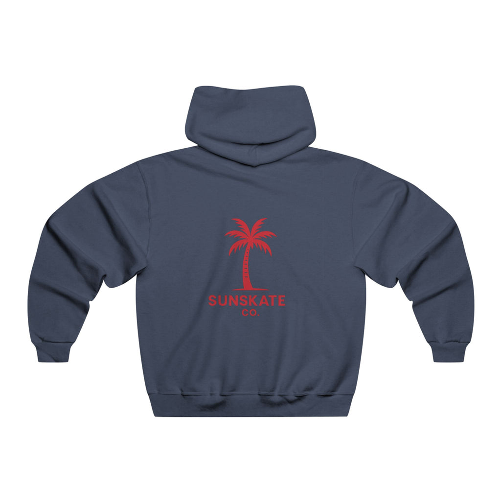 SunSkate Co. Beach Vibes Hooded Sweatshirt | Chill Hoodie, Casual Sweatshirt, Summer Fashion, Gift for Skaters, Cool Weather Wear