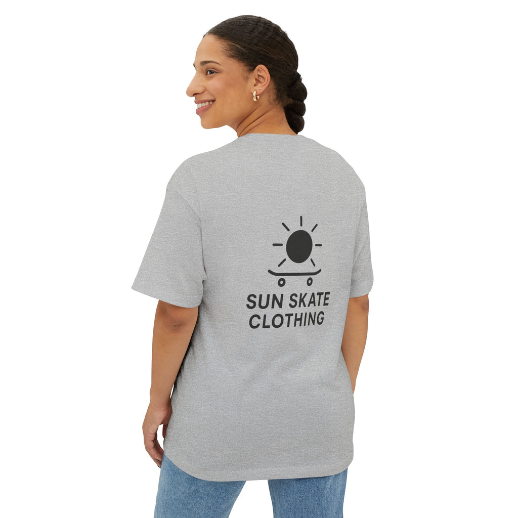 Unisex Oversized Boxy Tee - Casual Summer Skate Style, Streetwear, Comfortable Everyday Wear, Graphic Tee