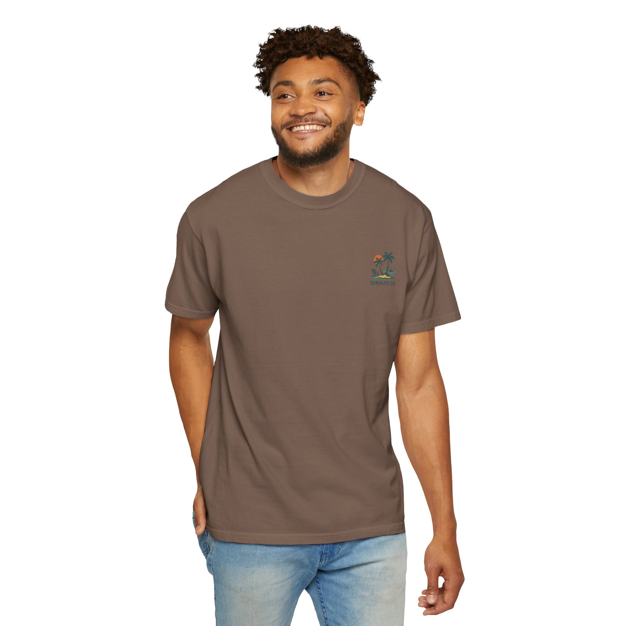 Tropical Graphic T-Shirt, Beach Vibes Tee, Unisex Summer Shirt, Casual Wear for Vacations, Gift for Beach Lovers