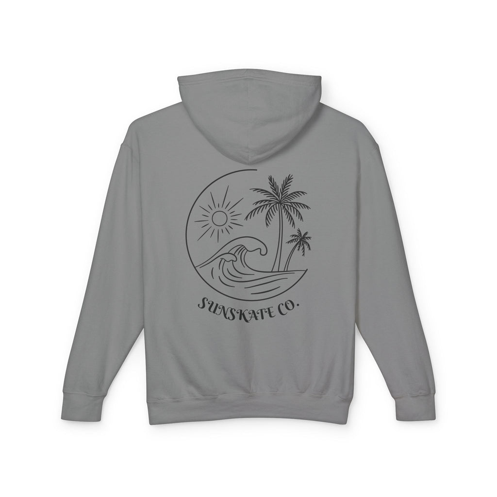 Sunset Beach Hoodie, Unisex Lightweight Sweatshirt for Summer Vibes, Perfect for Beach Days, Nature Lovers, Gift for Her/Him