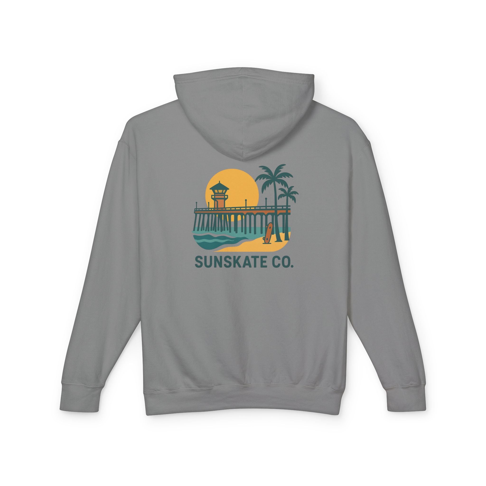 Unisex Lightweight Beach Vibes Hoodie, Perfect for Summer Days, Casual Wear, Beach Lovers Apparel, Vacation Tops, Gift for Him/Her