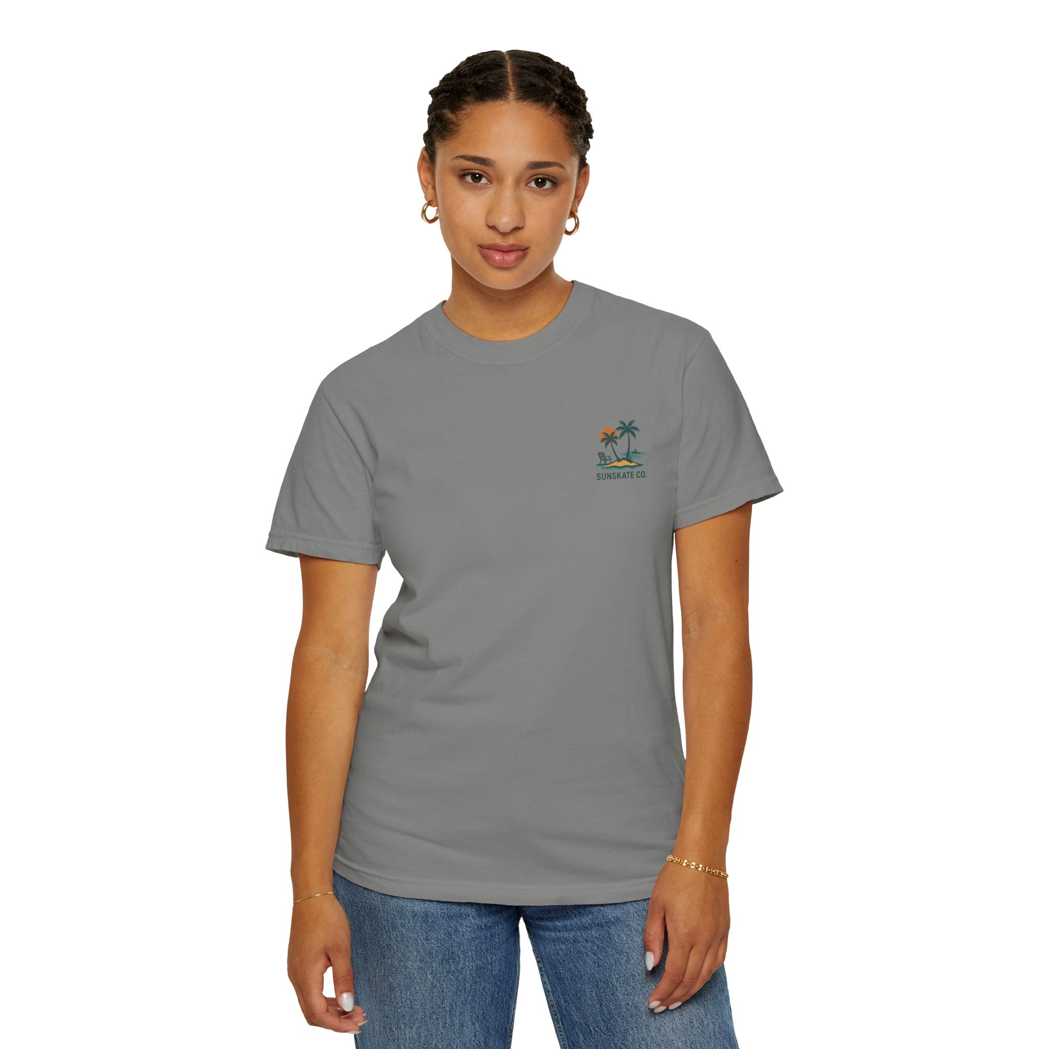 Tropical Graphic T-Shirt, Beach Vibes Tee, Unisex Summer Shirt, Casual Wear for Vacations, Gift for Beach Lovers
