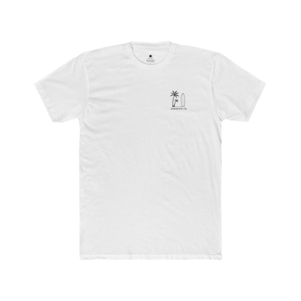 Surf-Inspired Unisex Cotton Crew Tee, Casual Beachwear, Summer Vibes, Gift for Surfers, Relaxed Style, Vacation Essentials