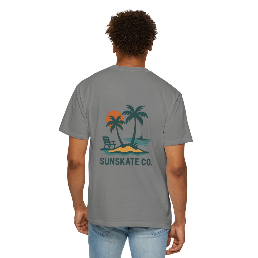 Tropical Graphic T-Shirt, Beach Vibes Tee, Unisex Summer Shirt, Casual Wear for Vacations, Gift for Beach Lovers