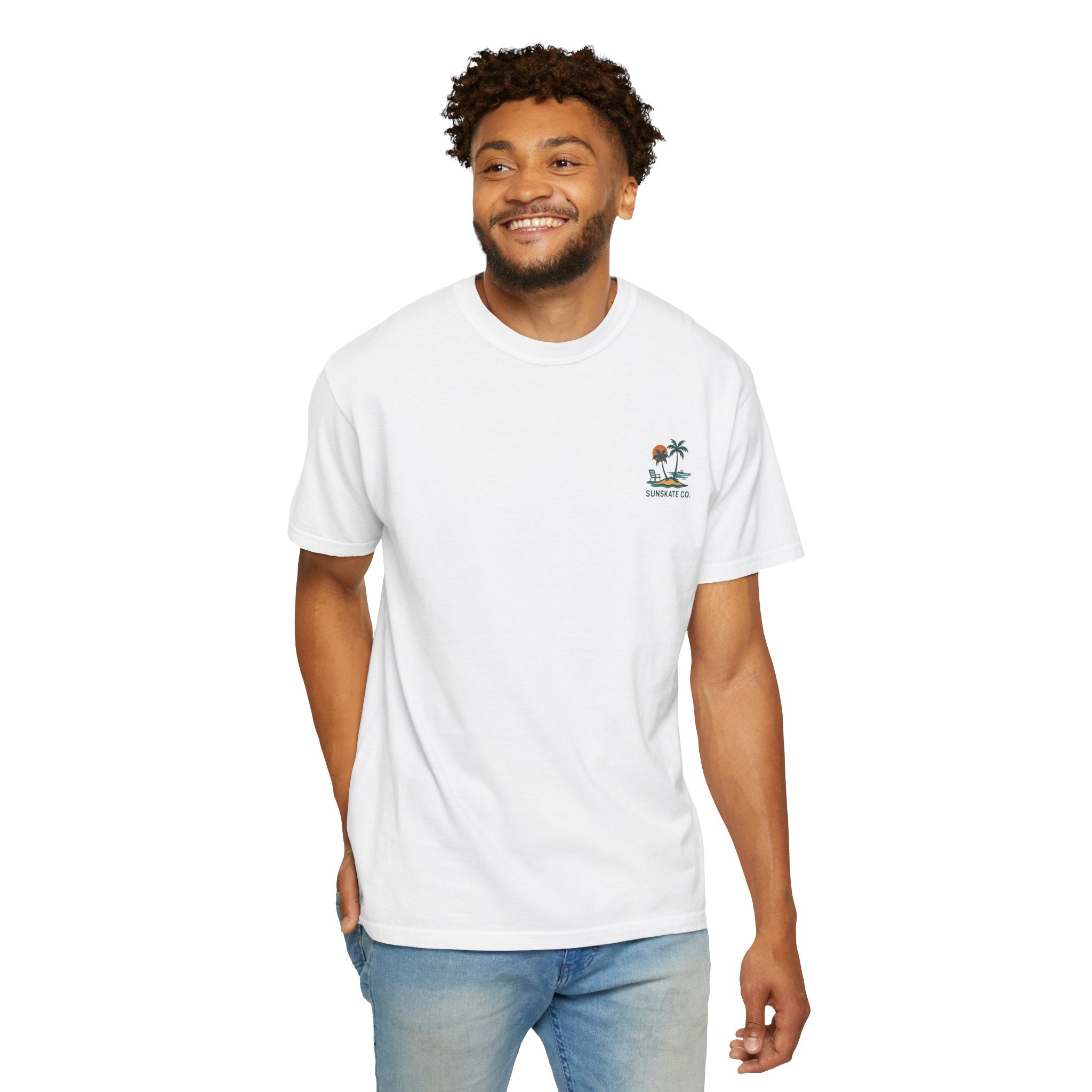 Tropical Graphic T-Shirt, Beach Vibes Tee, Unisex Summer Shirt, Casual Wear for Vacations, Gift for Beach Lovers