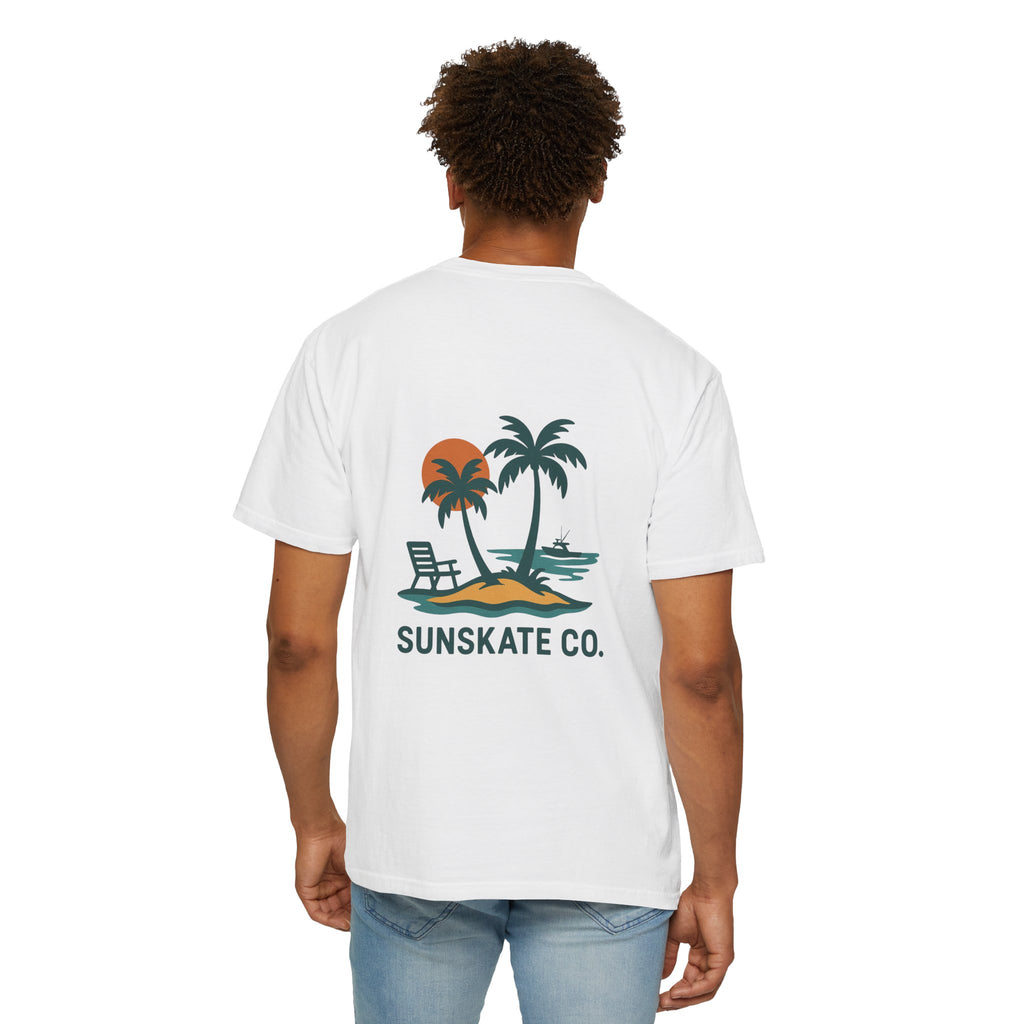 Tropical Graphic T-Shirt, Beach Vibes Tee, Unisex Summer Shirt, Casual Wear for Vacations, Gift for Beach Lovers