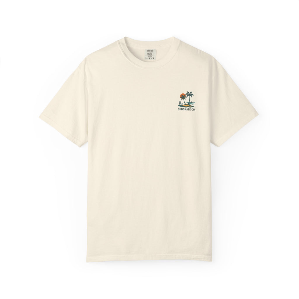 Tropical Graphic T-Shirt, Beach Vibes Tee, Unisex Summer Shirt, Casual Wear for Vacations, Gift for Beach Lovers