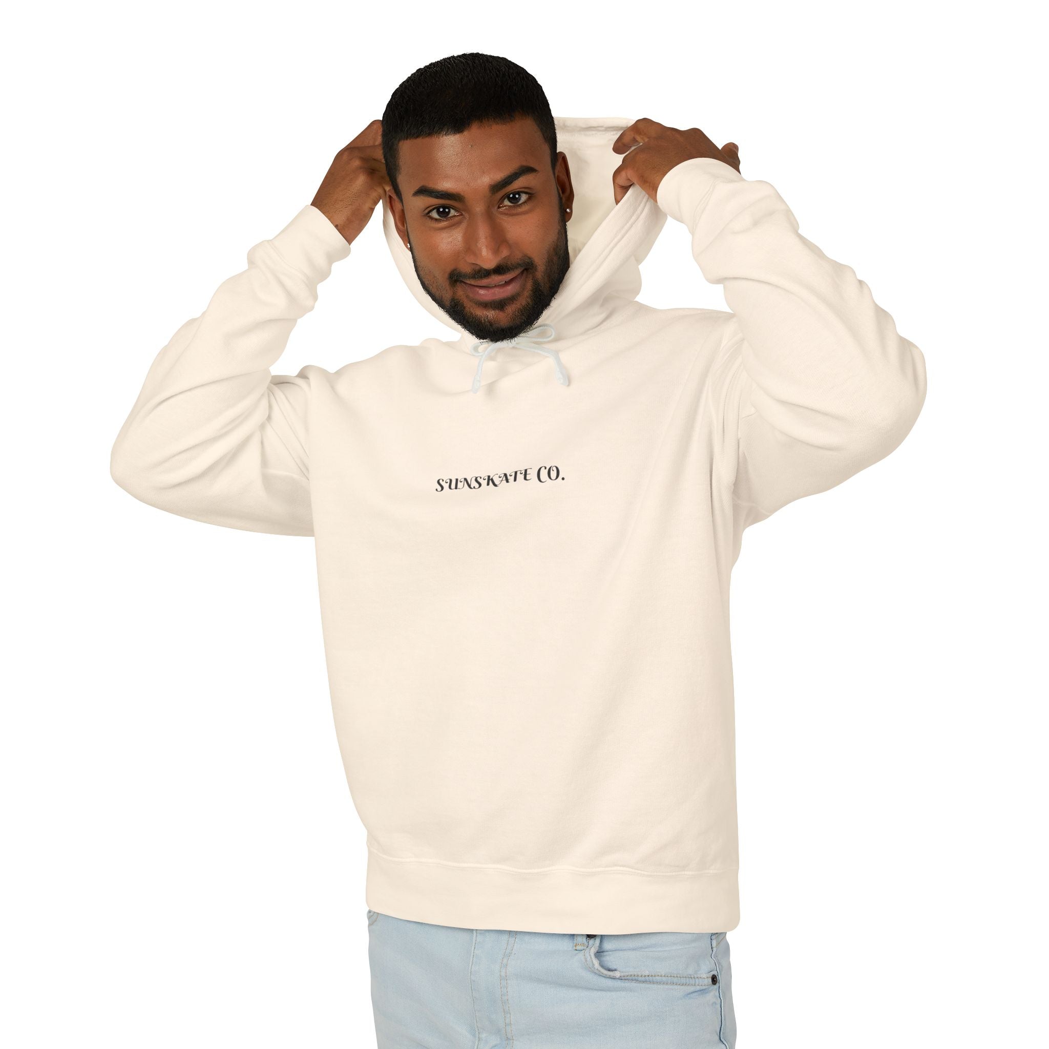 Sunset Beach Hoodie, Unisex Lightweight Sweatshirt for Summer Vibes, Perfect for Beach Days, Nature Lovers, Gift for Her/Him