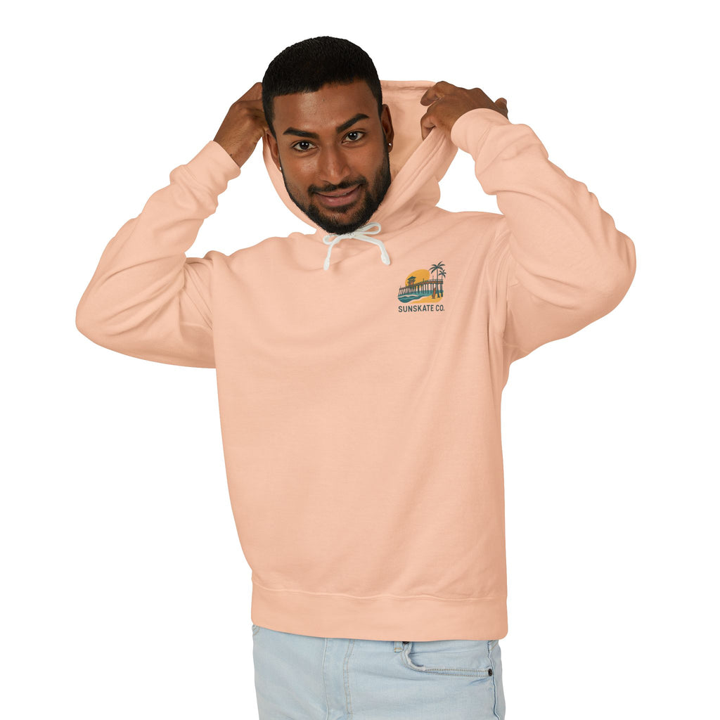 Unisex Lightweight Beach Vibes Hoodie, Perfect for Summer Days, Casual Wear, Beach Lovers Apparel, Vacation Tops, Gift for Him/Her