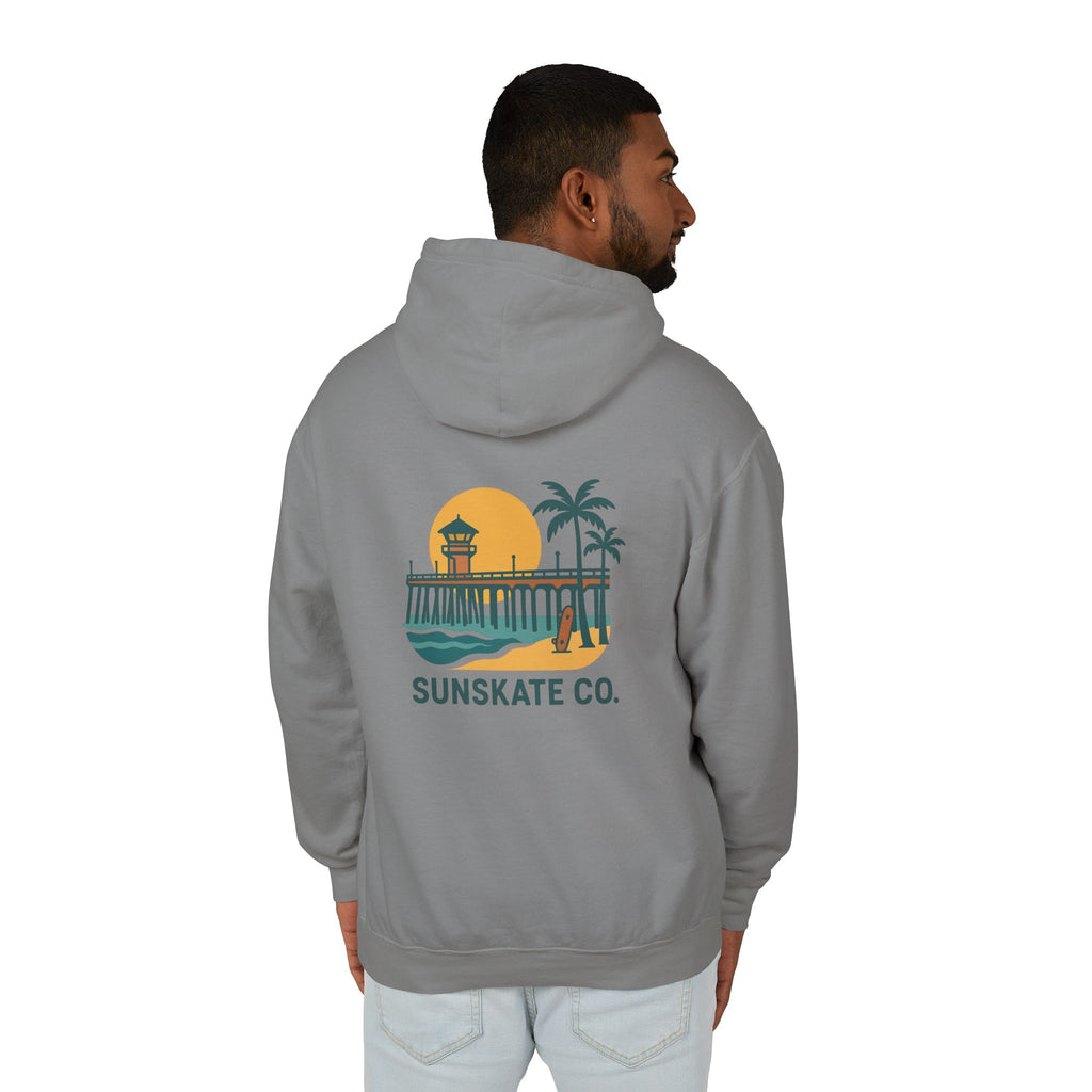 Unisex Lightweight Beach Vibes Hoodie, Perfect for Summer Days, Casual Wear, Beach Lovers Apparel, Vacation Tops, Gift for Him/Her