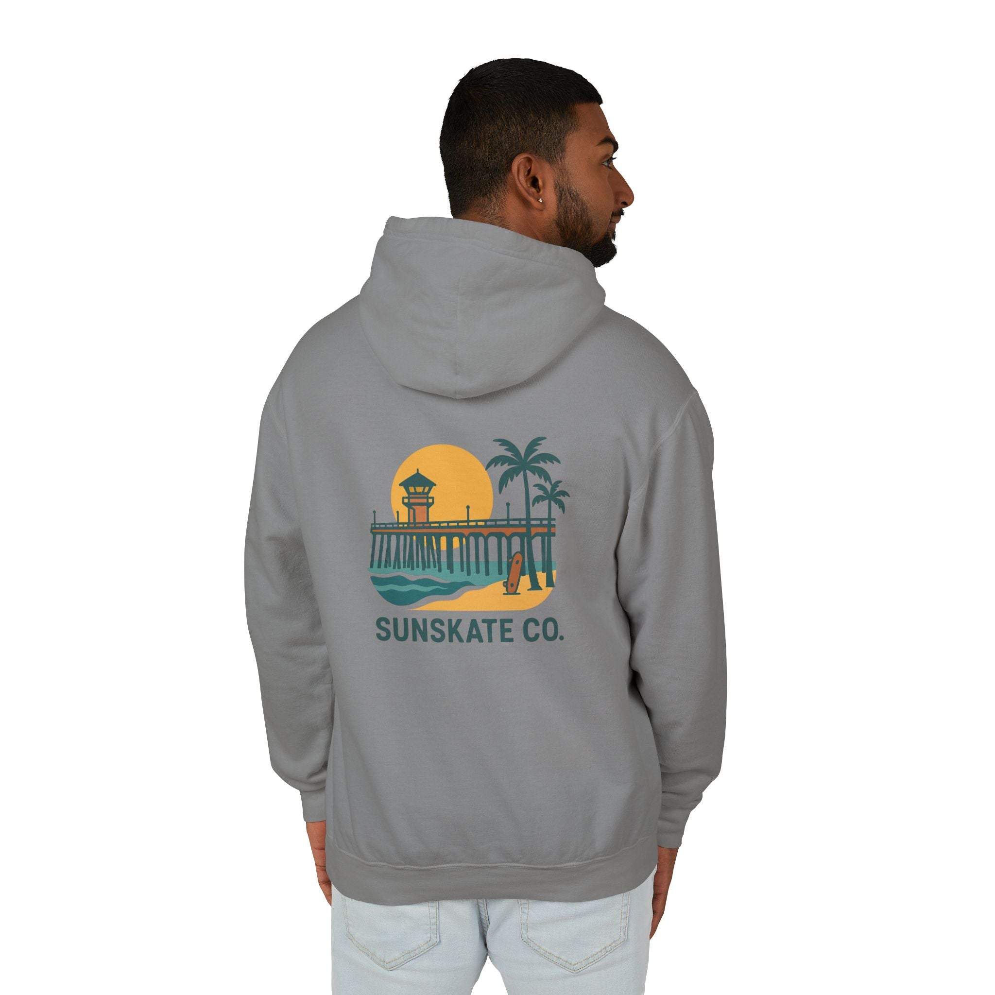 Unisex Lightweight Beach Vibes Hoodie, Perfect for Summer Days, Casual Wear, Beach Lovers Apparel, Vacation Tops, Gift for Him/Her
