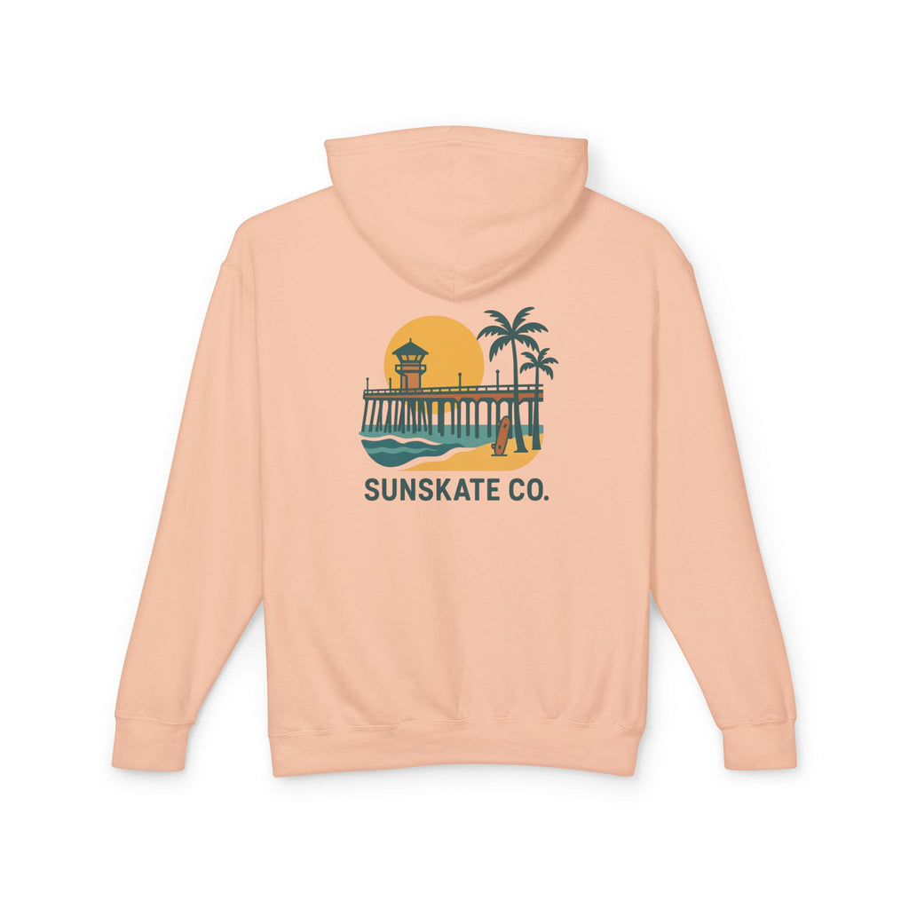 Unisex Lightweight Beach Vibes Hoodie, Perfect for Summer Days, Casual Wear, Beach Lovers Apparel, Vacation Tops, Gift for Him/Her