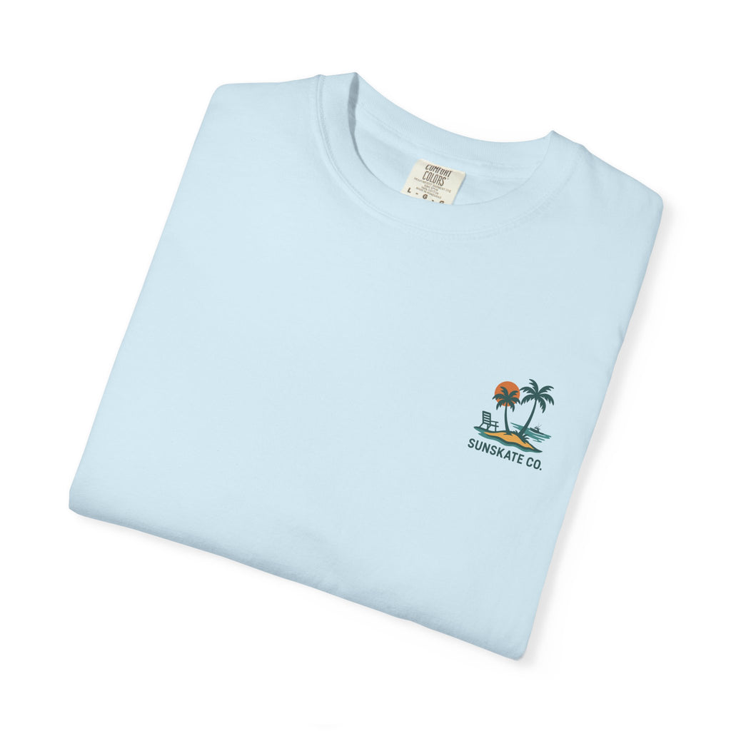 Tropical Graphic T-Shirt, Beach Vibes Tee, Unisex Summer Shirt, Casual Wear for Vacations, Gift for Beach Lovers