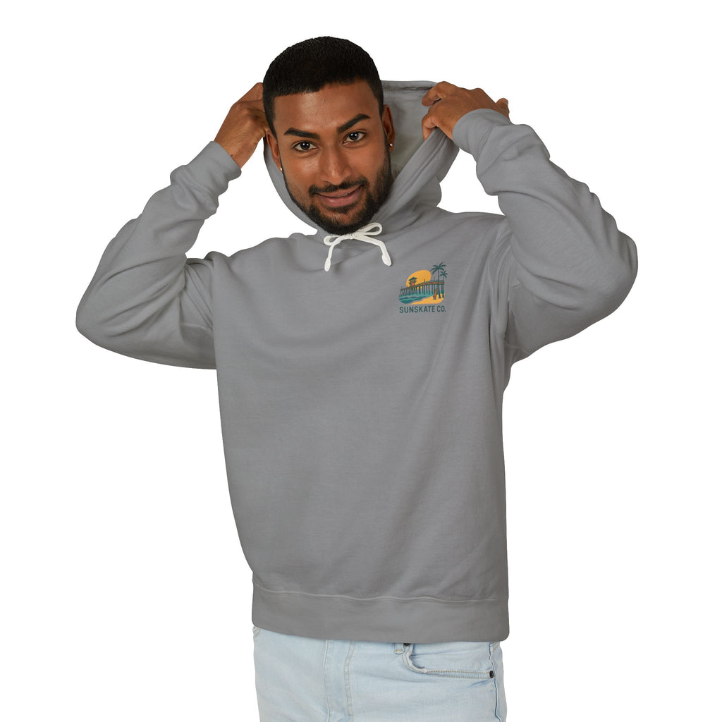 Unisex Lightweight Beach Vibes Hoodie, Perfect for Summer Days, Casual Wear, Beach Lovers Apparel, Vacation Tops, Gift for Him/Her