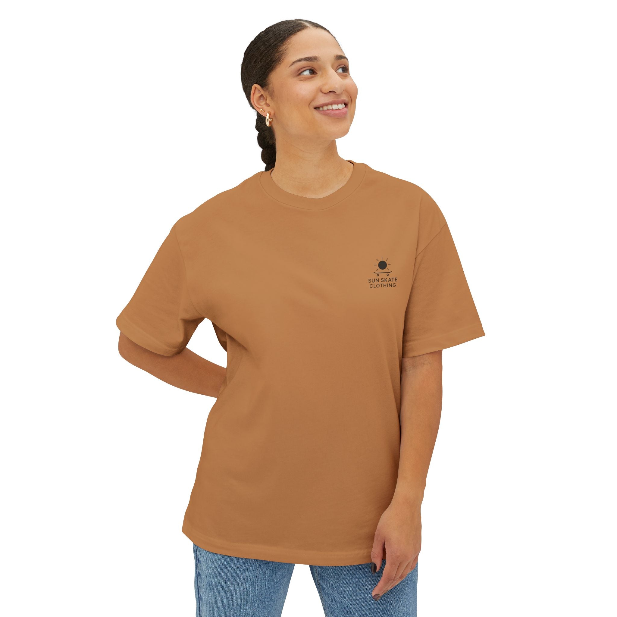Unisex Oversized Boxy Tee - Casual Summer Skate Style, Streetwear, Comfortable Everyday Wear, Graphic Tee