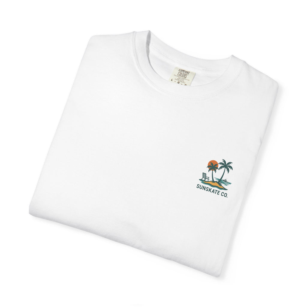 Tropical Graphic T-Shirt, Beach Vibes Tee, Unisex Summer Shirt, Casual Wear for Vacations, Gift for Beach Lovers