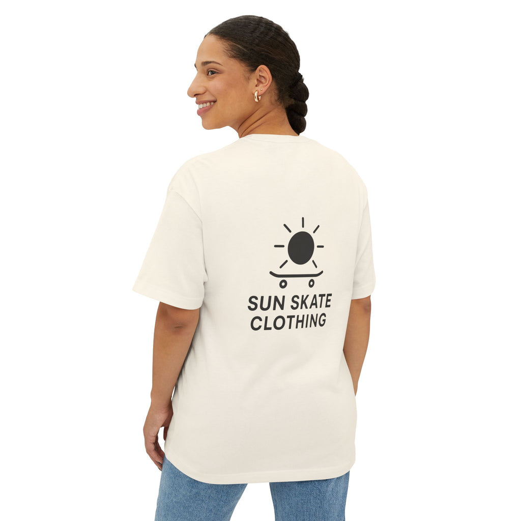 Unisex Oversized Boxy Tee - Casual Summer Skate Style, Streetwear, Comfortable Everyday Wear, Graphic Tee