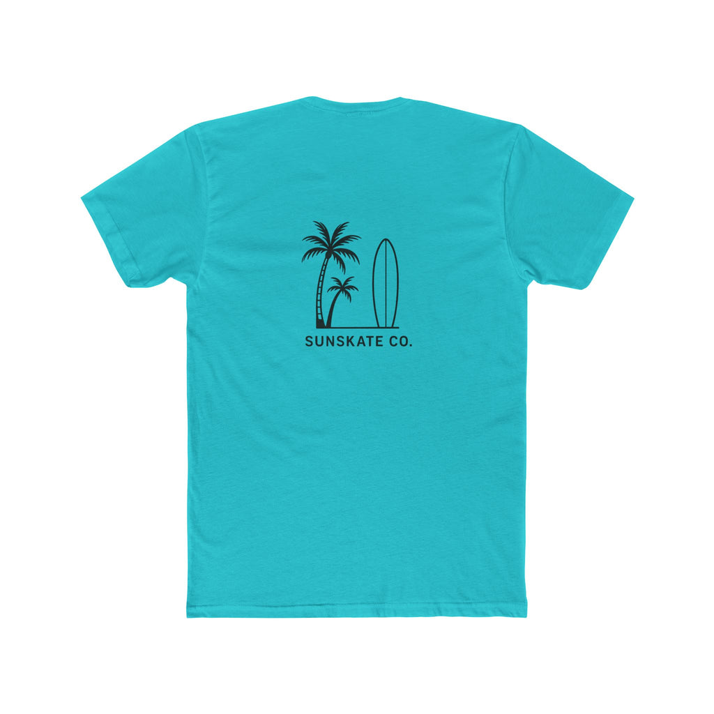 Surf-Inspired Unisex Cotton Crew Tee, Casual Beachwear, Summer Vibes, Gift for Surfers, Relaxed Style, Vacation Essentials