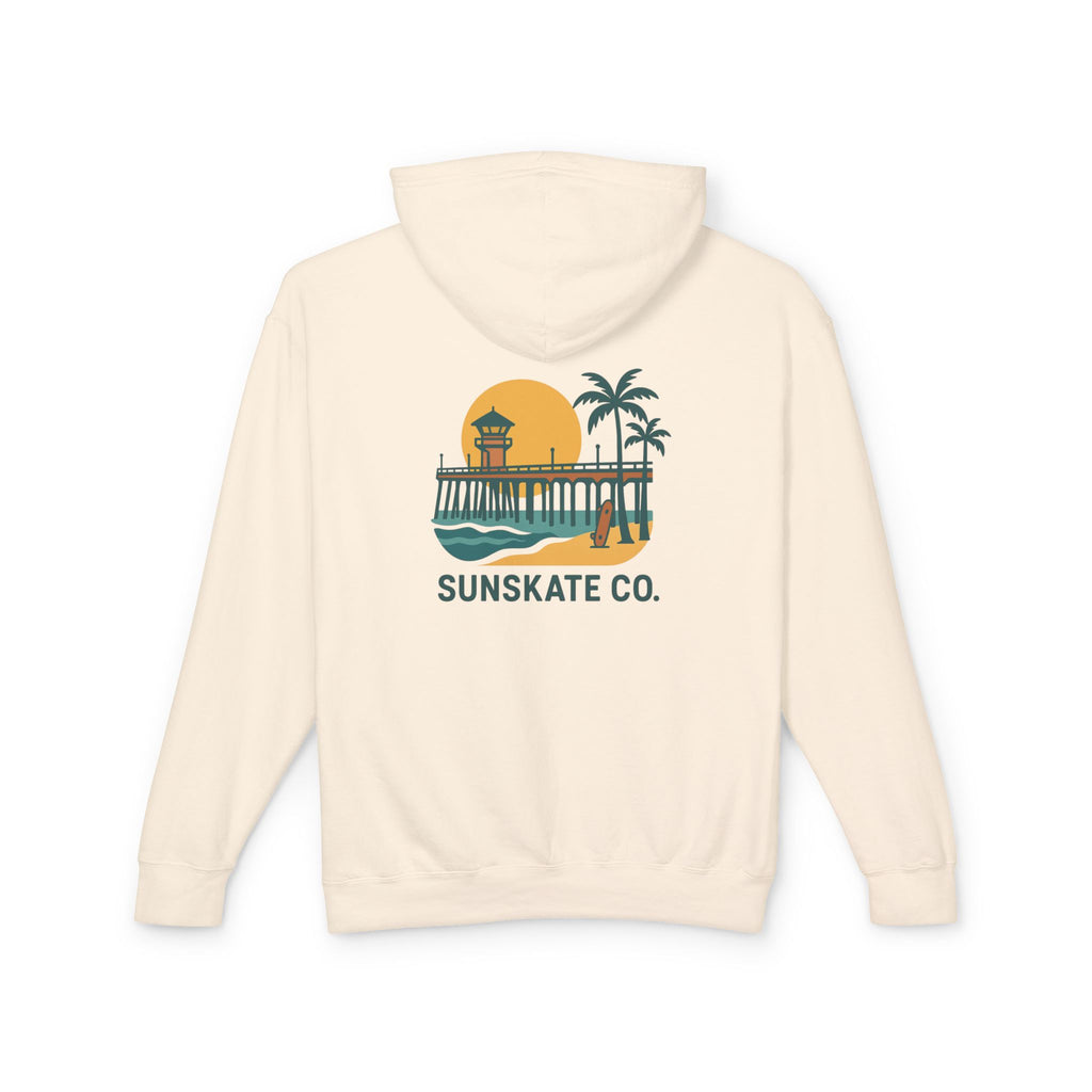Unisex Lightweight Beach Vibes Hoodie, Perfect for Summer Days, Casual Wear, Beach Lovers Apparel, Vacation Tops, Gift for Him/Her