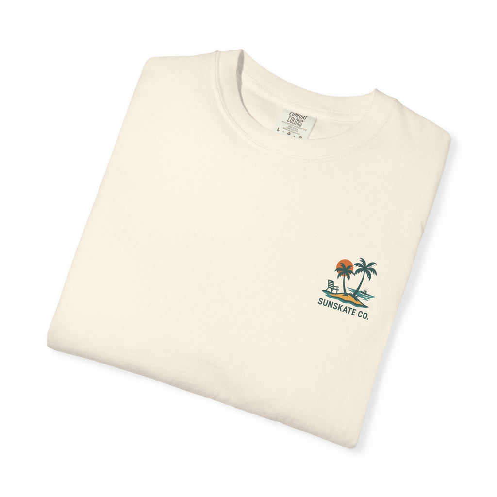 Tropical Graphic T-Shirt, Beach Vibes Tee, Unisex Summer Shirt, Casual Wear for Vacations, Gift for Beach Lovers
