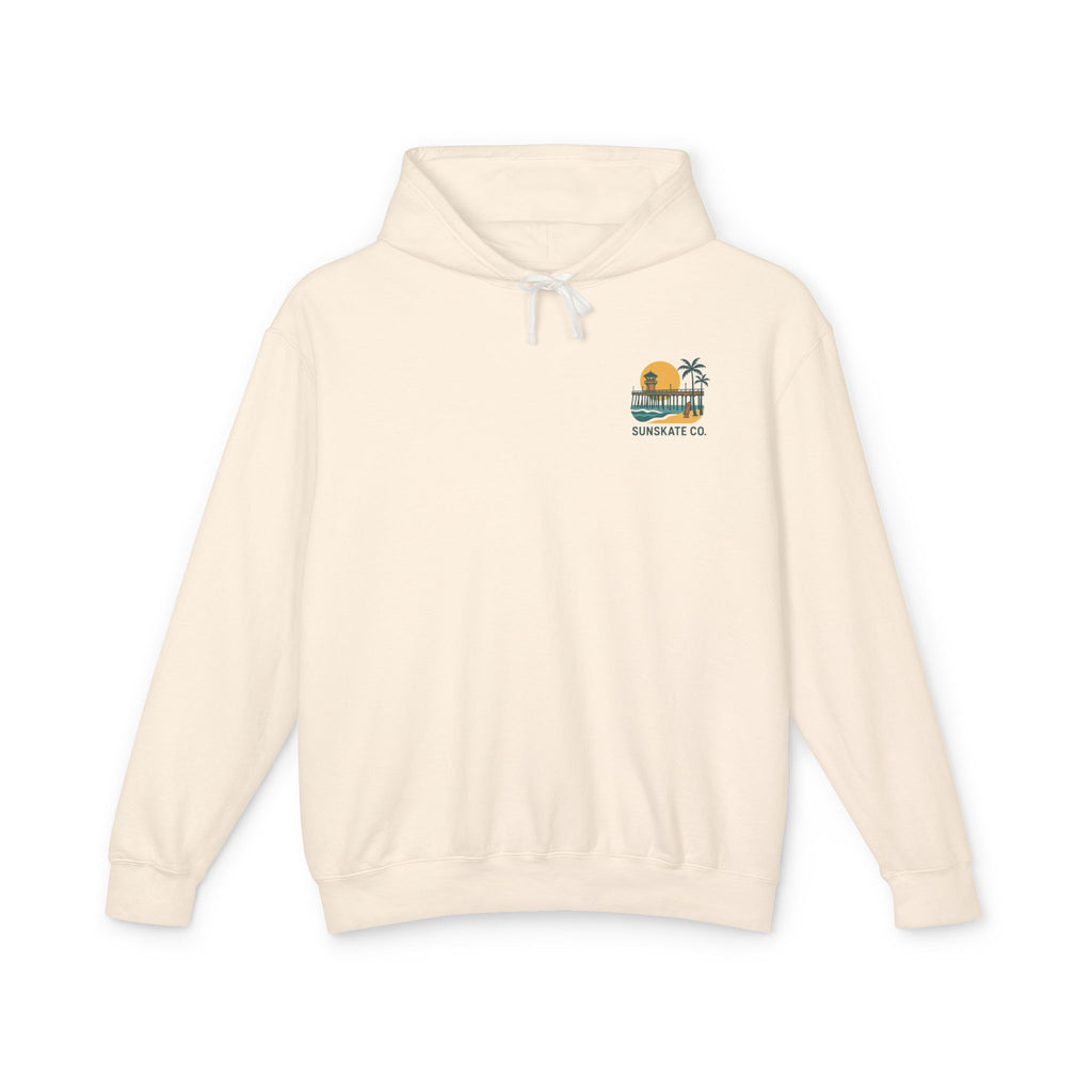 Unisex Lightweight Beach Vibes Hoodie, Perfect for Summer Days, Casual Wear, Beach Lovers Apparel, Vacation Tops, Gift for Him/Her