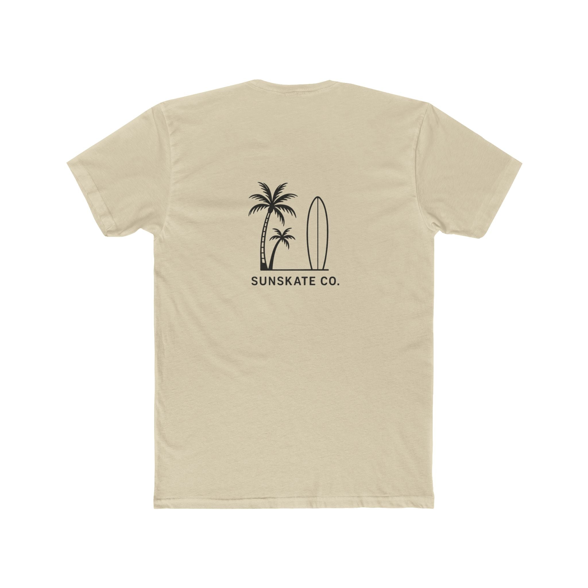 Surf-Inspired Unisex Cotton Crew Tee, Casual Beachwear, Summer Vibes, Gift for Surfers, Relaxed Style, Vacation Essentials