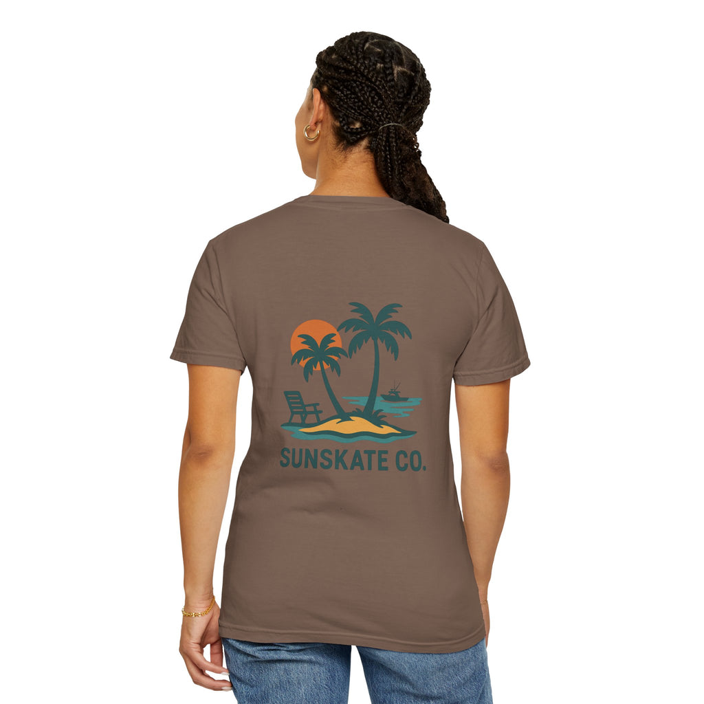 Tropical Graphic T-Shirt, Beach Vibes Tee, Unisex Summer Shirt, Casual Wear for Vacations, Gift for Beach Lovers