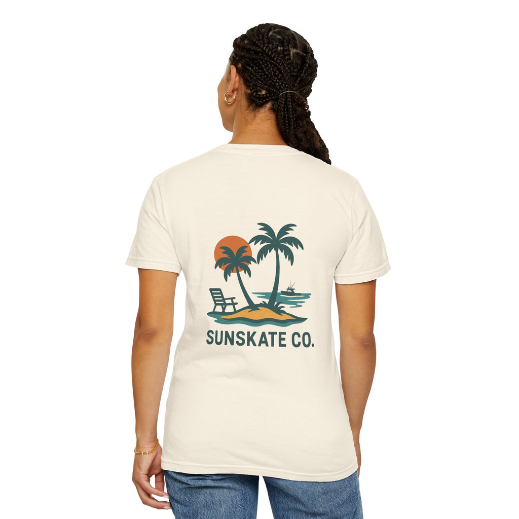 Tropical Graphic T-Shirt, Beach Vibes Tee, Unisex Summer Shirt, Casual Wear for Vacations, Gift for Beach Lovers
