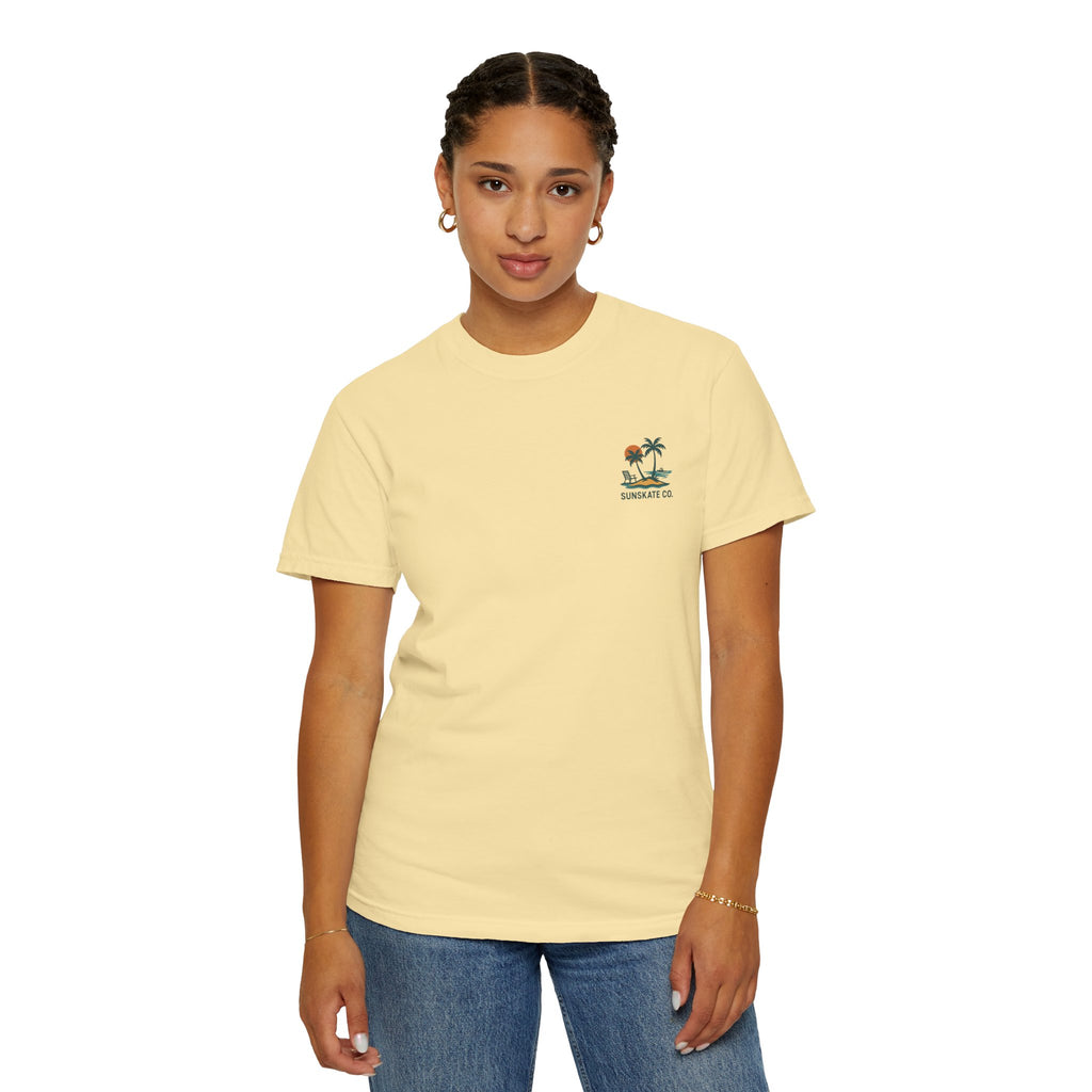 Tropical Graphic T-Shirt, Beach Vibes Tee, Unisex Summer Shirt, Casual Wear for Vacations, Gift for Beach Lovers