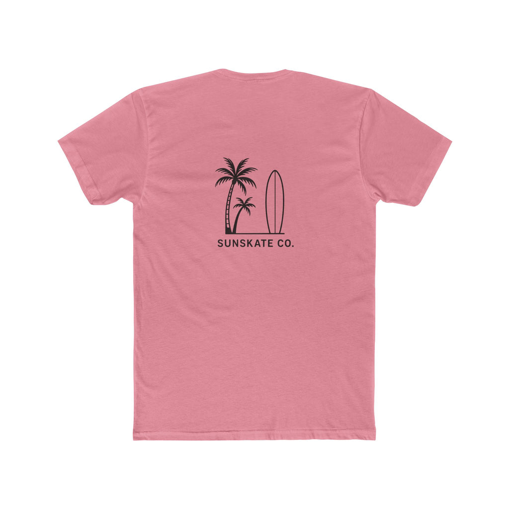 Surf-Inspired Unisex Cotton Crew Tee, Casual Beachwear, Summer Vibes, Gift for Surfers, Relaxed Style, Vacation Essentials