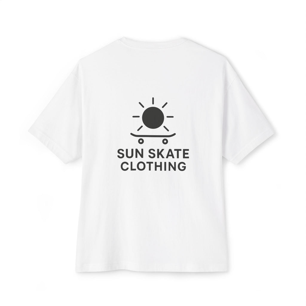 Unisex Oversized Boxy Tee - Casual Summer Skate Style, Streetwear, Comfortable Everyday Wear, Graphic Tee