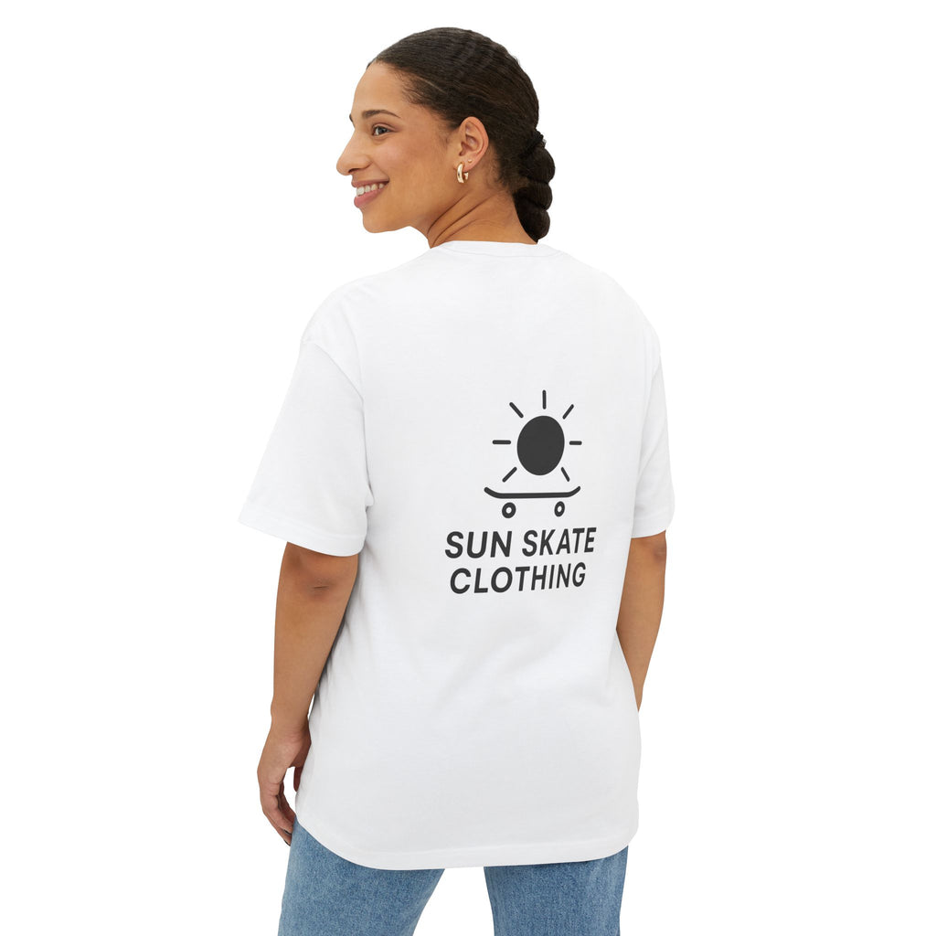 Unisex Oversized Boxy Tee - Casual Summer Skate Style, Streetwear, Comfortable Everyday Wear, Graphic Tee