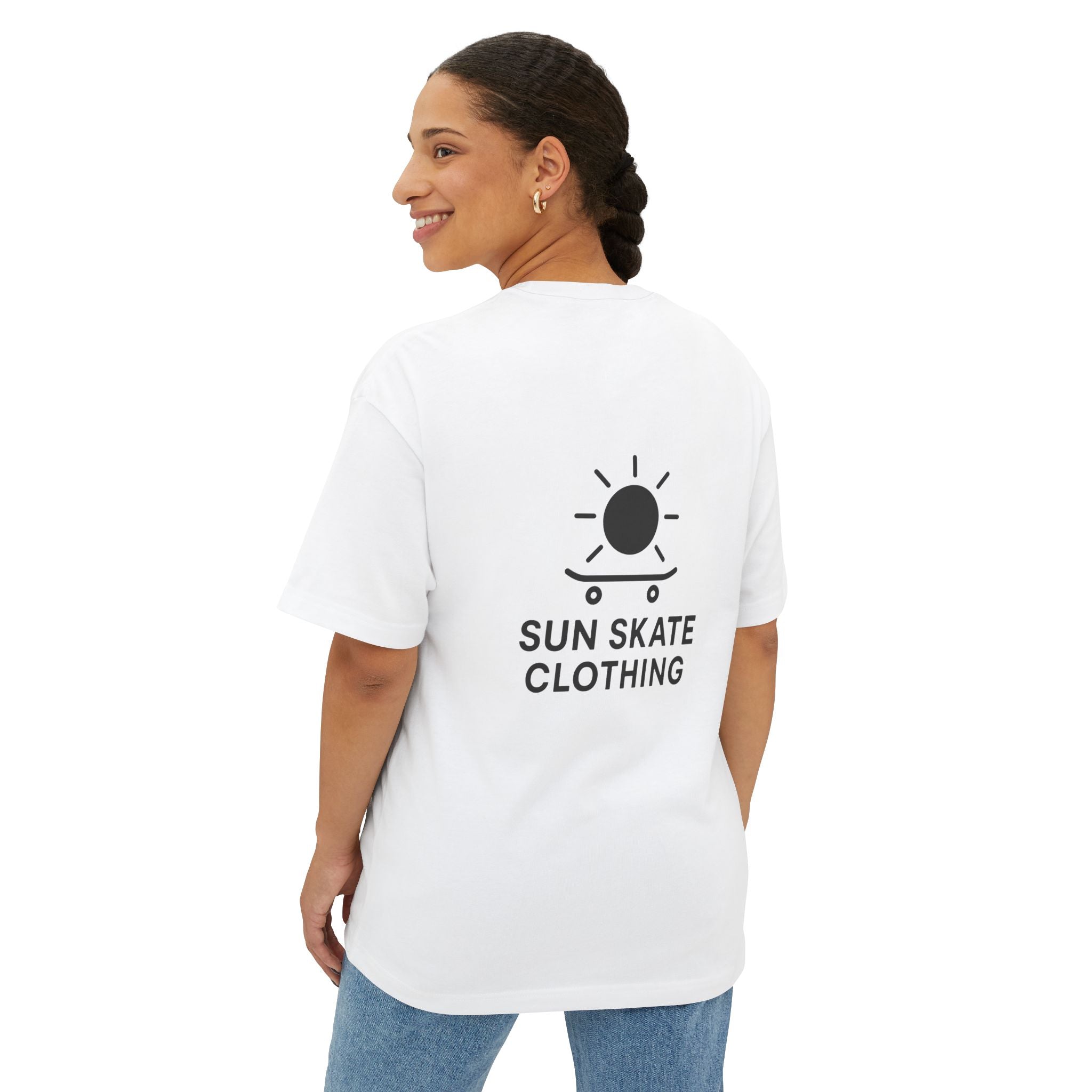 Unisex Oversized Boxy Tee - Casual Summer Skate Style, Streetwear, Comfortable Everyday Wear, Graphic Tee