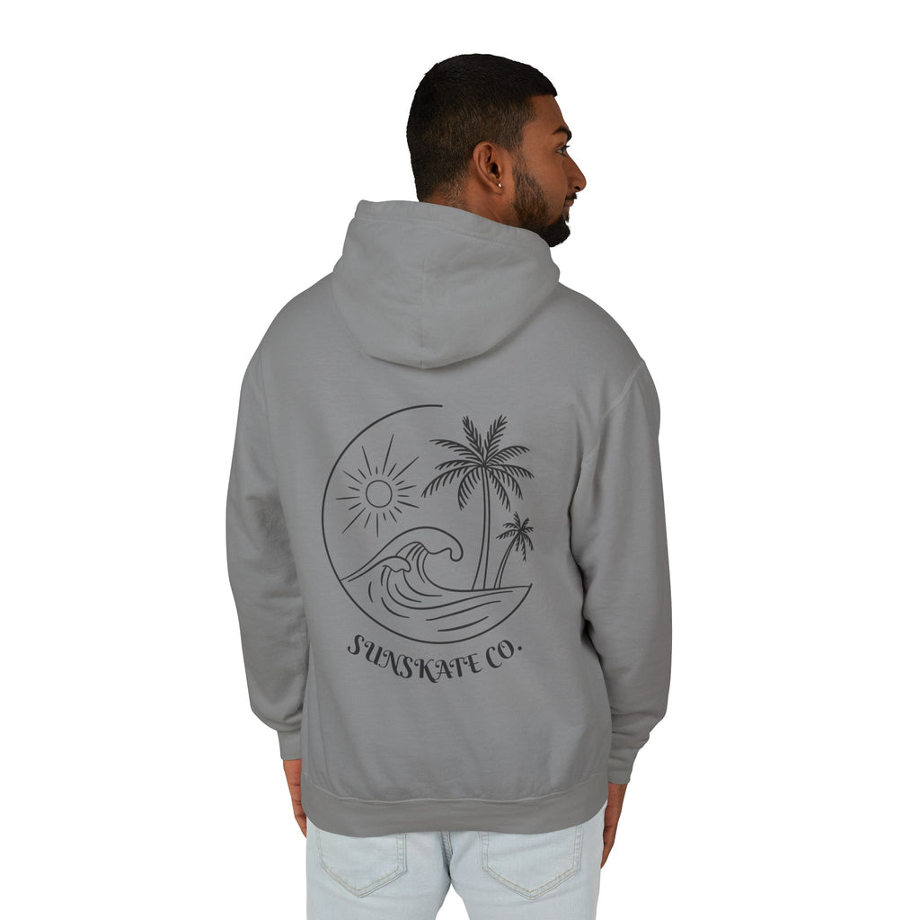 Sunset Beach Hoodie, Unisex Lightweight Sweatshirt for Summer Vibes, Perfect for Beach Days, Nature Lovers, Gift for Her/Him