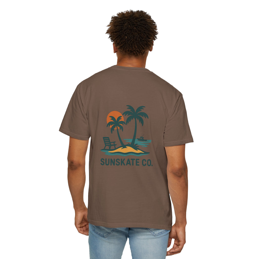 Tropical Graphic T-Shirt, Beach Vibes Tee, Unisex Summer Shirt, Casual Wear for Vacations, Gift for Beach Lovers