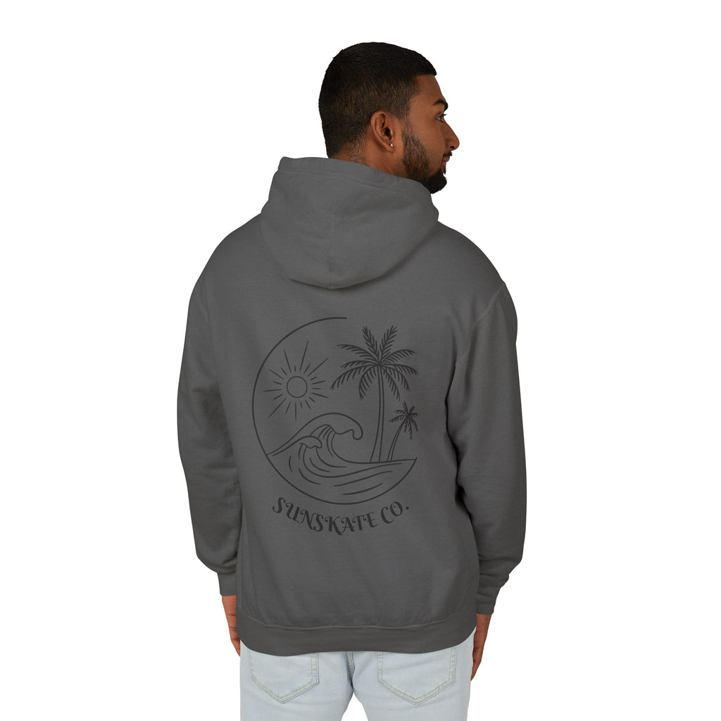 Sunset Beach Hoodie, Unisex Lightweight Sweatshirt for Summer Vibes, Perfect for Beach Days, Nature Lovers, Gift for Her/Him