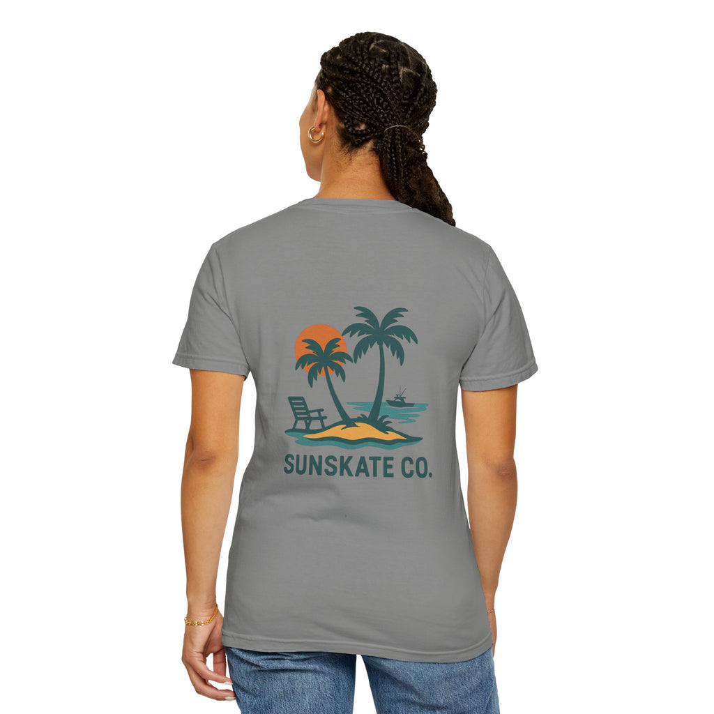 Tropical Graphic T-Shirt, Beach Vibes Tee, Unisex Summer Shirt, Casual Wear for Vacations, Gift for Beach Lovers