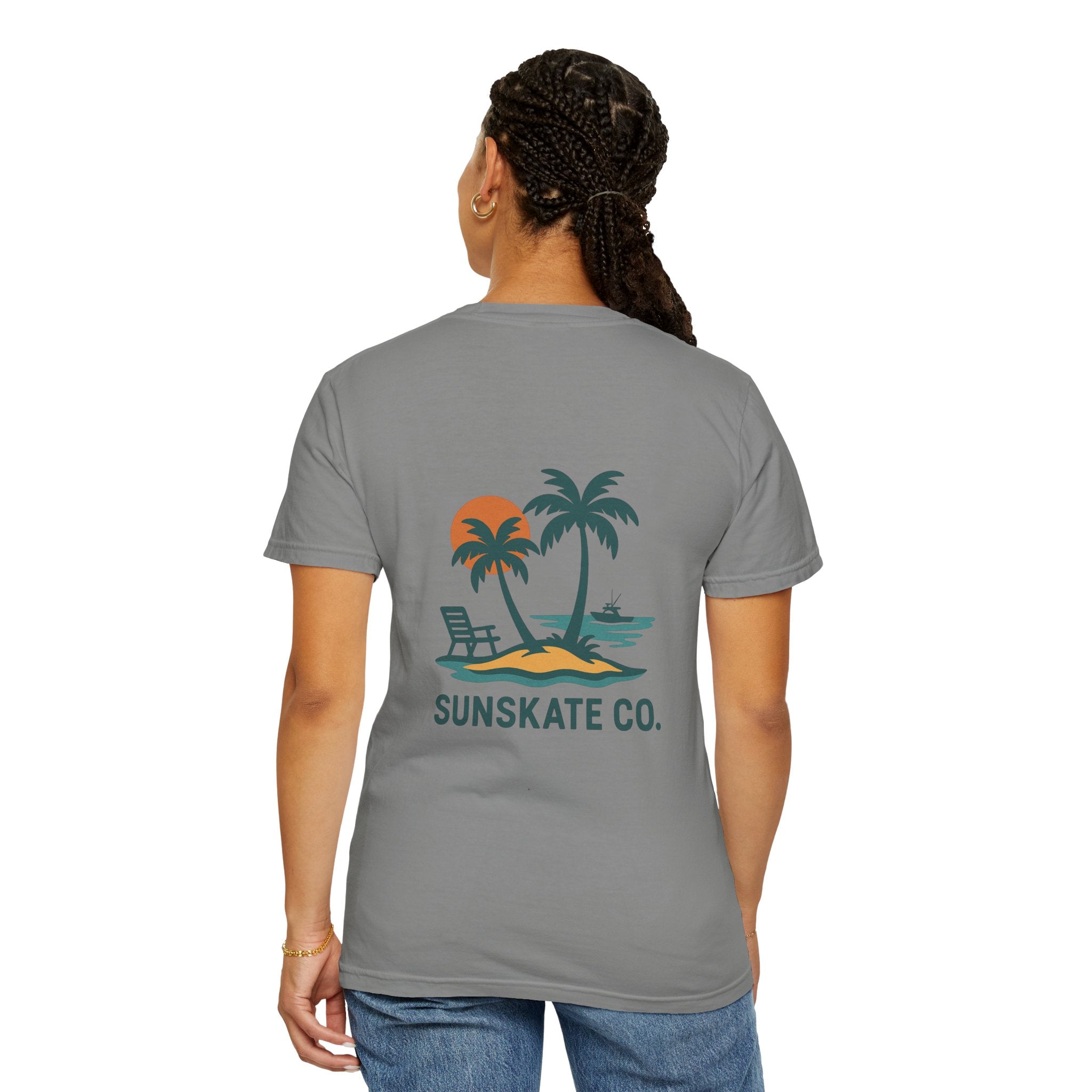 Tropical Graphic T-Shirt, Beach Vibes Tee, Unisex Summer Shirt, Casual Wear for Vacations, Gift for Beach Lovers
