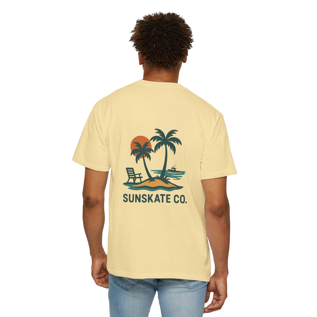 Tropical Graphic T-Shirt, Beach Vibes Tee, Unisex Summer Shirt, Casual Wear for Vacations, Gift for Beach Lovers