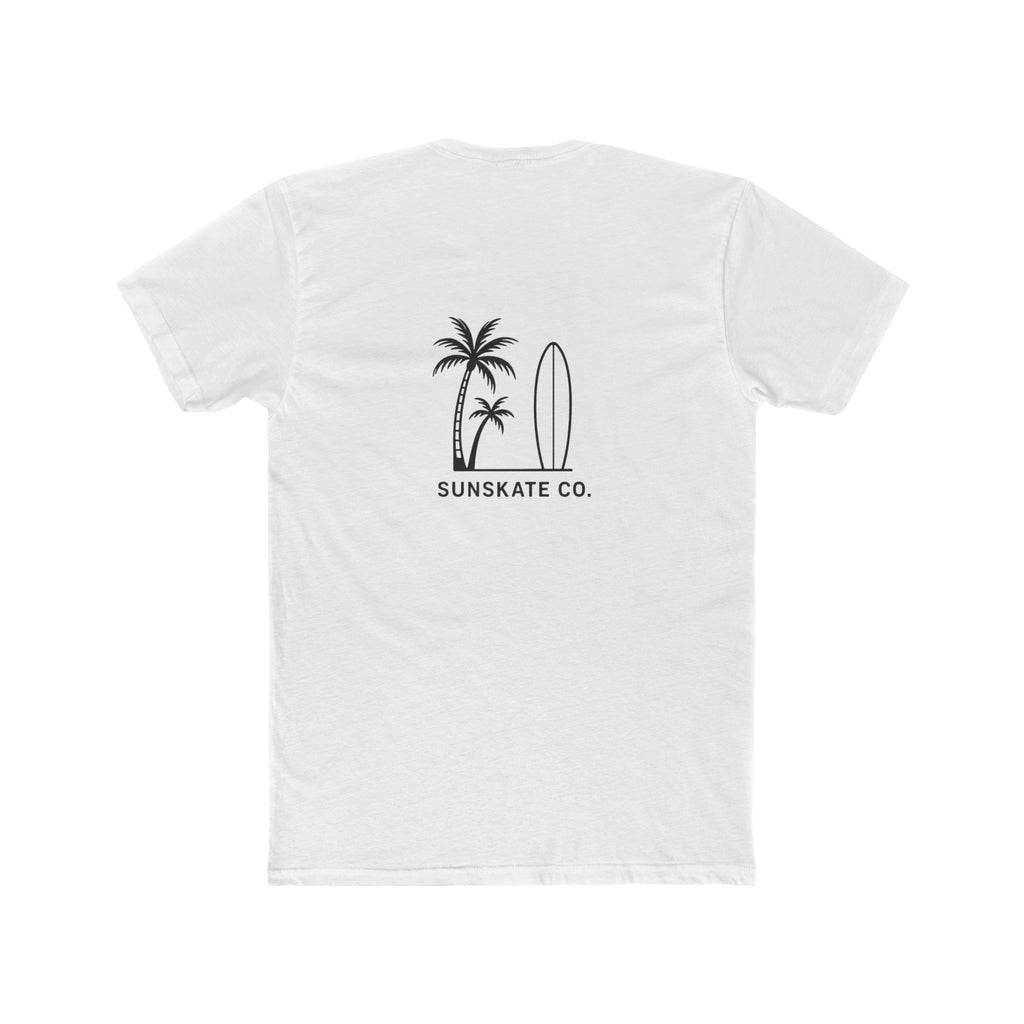 Surf-Inspired Unisex Cotton Crew Tee, Casual Beachwear, Summer Vibes, Gift for Surfers, Relaxed Style, Vacation Essentials